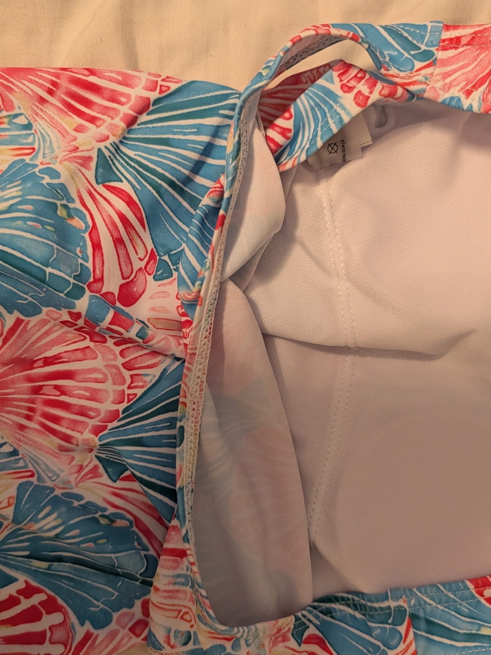 Shell Print Bathing Suit - Picture 3 of 5